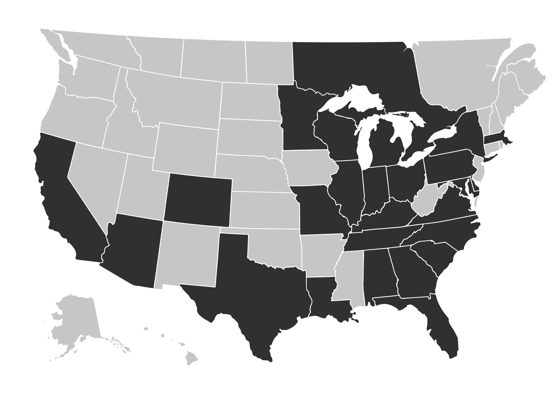 US Attendee Map