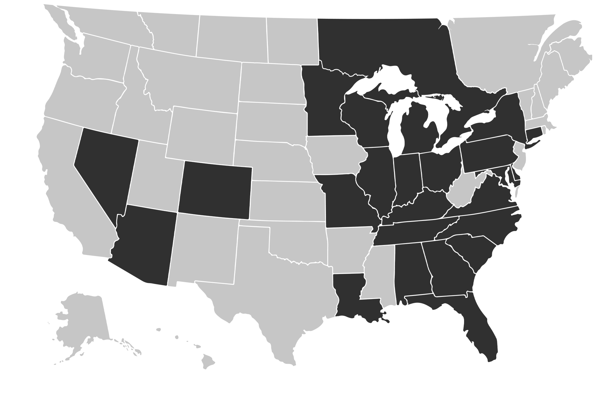 US Attendee Map