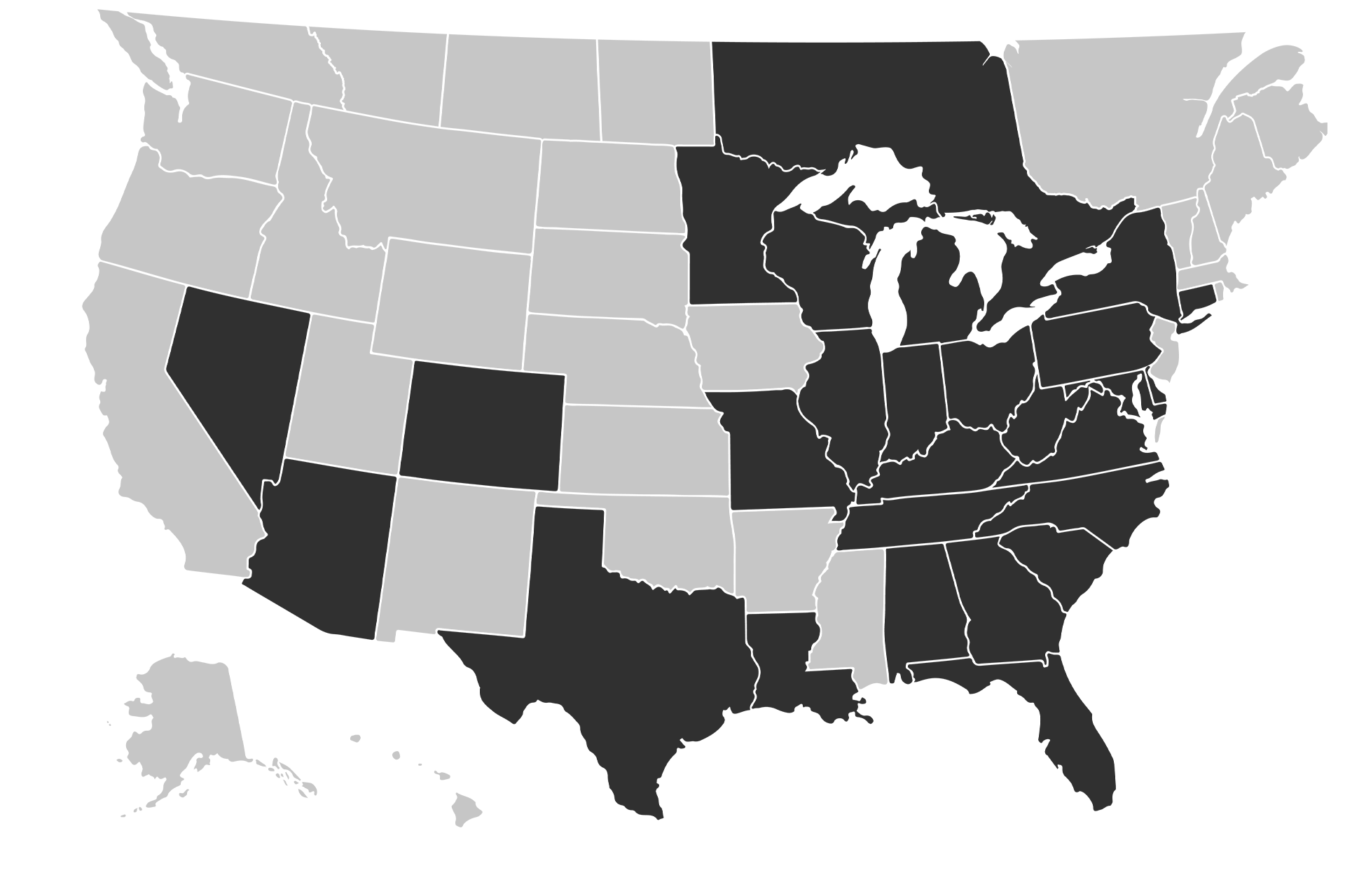 US Attendee Map