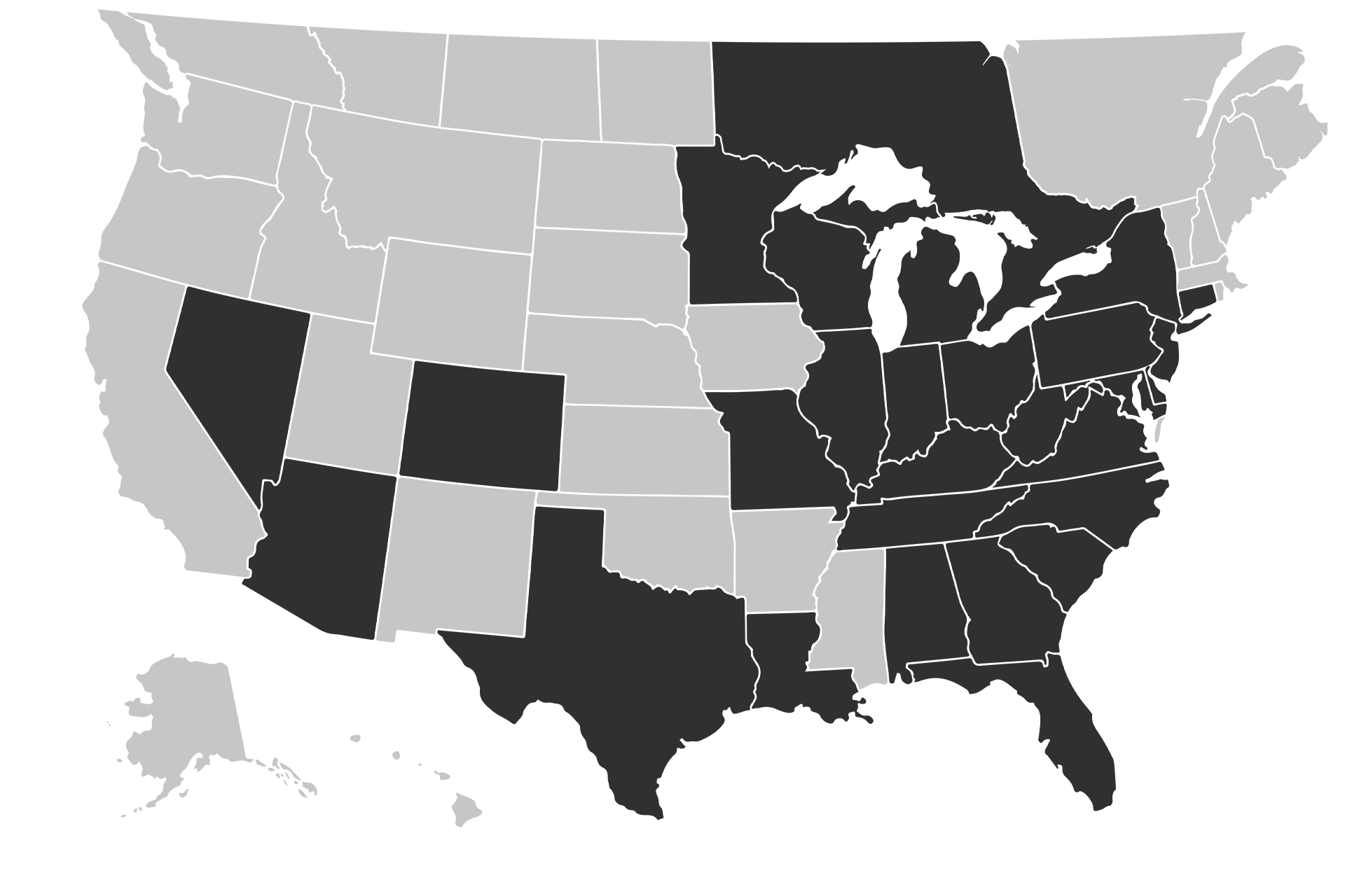 US Attendee Map