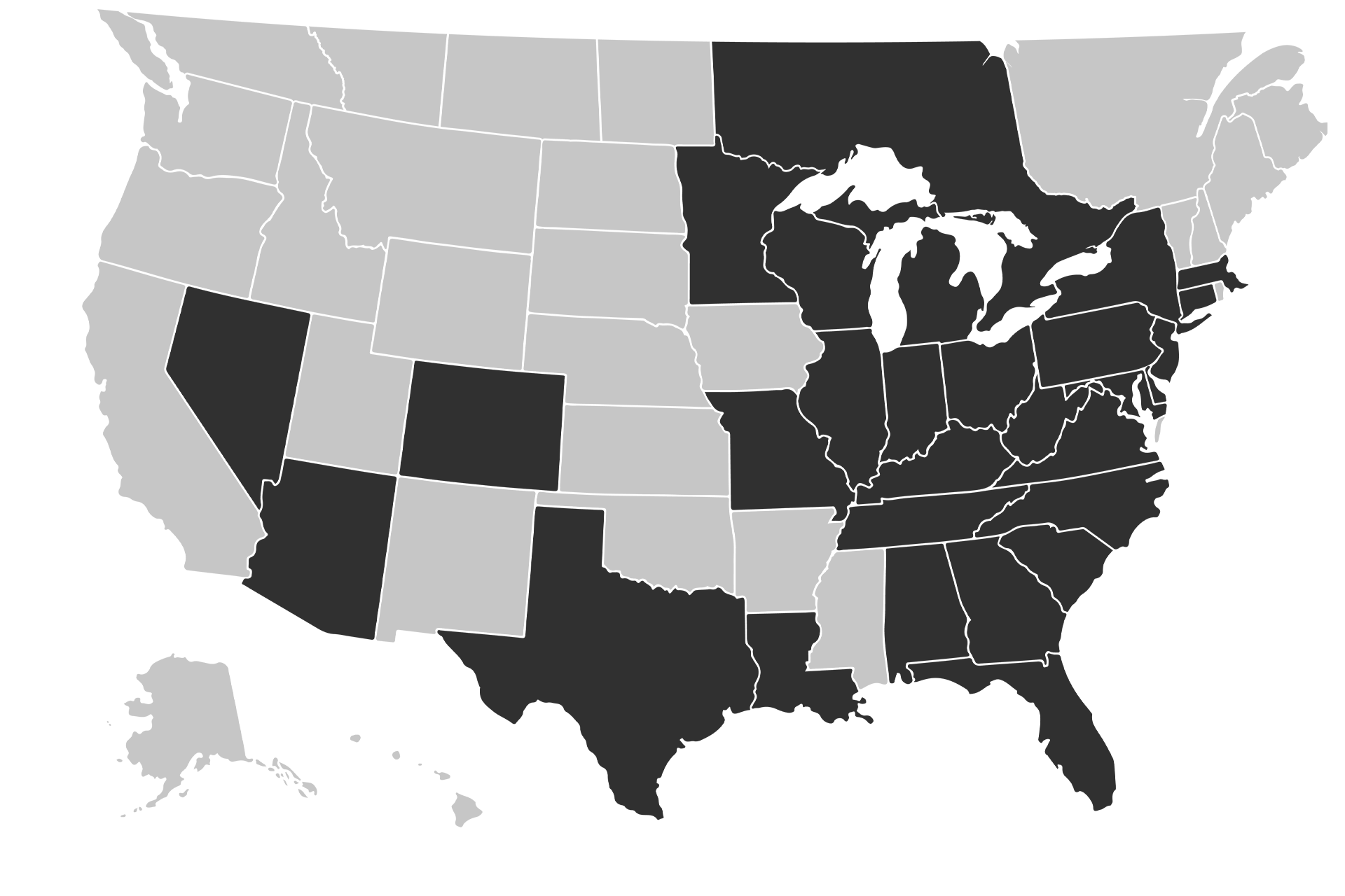 US Attendee Map